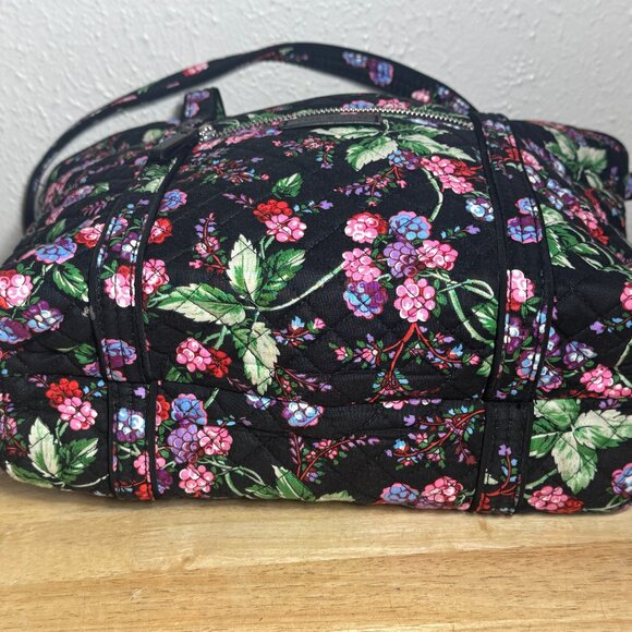 Vera Bradley Small Vera Tote in Winter Berry - Picture 8 of 10